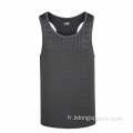 Entraînement sportif Fitness Fitness Ribbed Gym Top Top Men